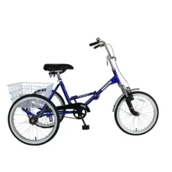 Mantis Tri-Rad Folding Adult Tricycle Blue