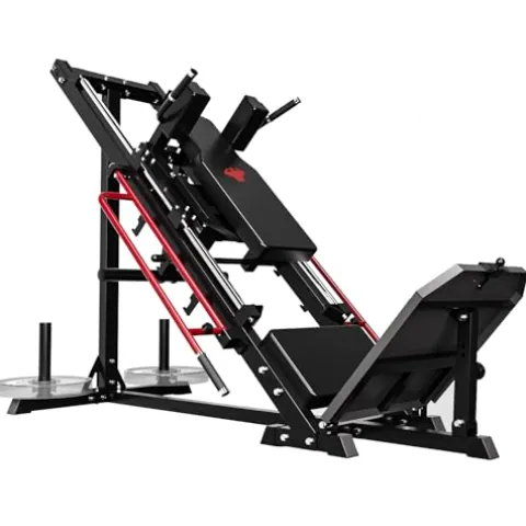 Mappding Leg Press Machine Hack Squat Equipment Red