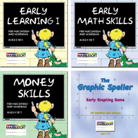 Marblesoft Early Learning Suite Software for 5 Users