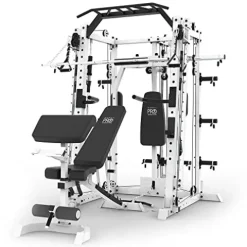 MARCY Smith Machine Multi Purpose Training Cage White