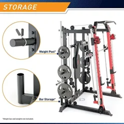MARCY Smith Machine Multi Purpose Training Cage White