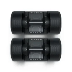Matrix Fitness DB50 Adjustable Dumbbells 50 lb Black