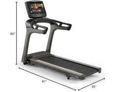 Matrix Fitness T50 Treadmill with XUR Console Black/Yellow