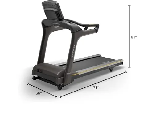 Matrix Fitness T75 Treadmill with XR Console Black/Yellow