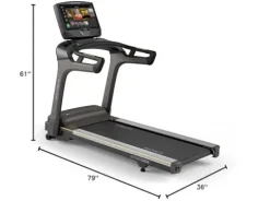Matrix Fitness T75 Treadmill with XUR Console Black/Yellow