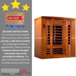 Maxxus Sauna Dynamic Bergamo 4-Person Low EMF Far Infrared Sauna