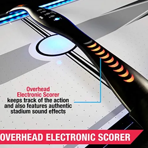 MD Sports 7.5′ Titan Air Powered Hockey Overhead Score Table White/Black