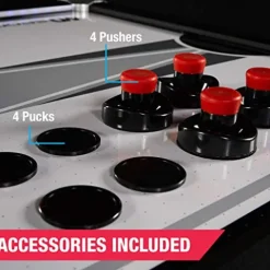 MD Sports 7.5′ Titan Air Powered Hockey Overhead Score Table White/Black