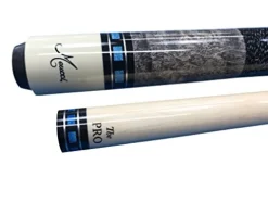 Meucci Handcrafted Billiards Pool Cue Stick w/PRO Shaft – Blue