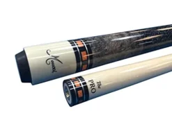 Meucci Handcrafted Billiards Pool Cue Stick PRO Shaft Orange