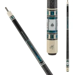 Meucci MECAS03 58 Billiards Pool Cue Stick with Free Hard Case