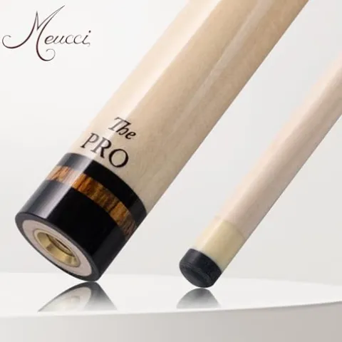 Meucci Pool Cue – All Natural Wood with Rainbow Stain