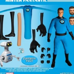 Mezco Fantastic Four One:12 Deluxe Multicoloured Action Figures Set