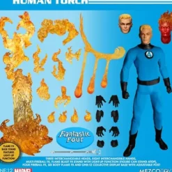 Mezco Fantastic Four One:12 Deluxe Multicoloured Action Figures Set