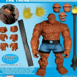 Mezco Fantastic Four One:12 Deluxe Multicoloured Action Figures Set