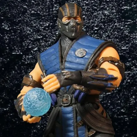 Mezco Mortal Kombat X 3.75″ Action Figure: Sub-Zero Multi-colored