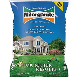 Milorganite Eco-Friendly Slow-Release Nitrogen Lawn Fertilizer 32-lbs.