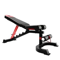 MiM USA Commercial Smith Machine Functional Trainer & Power Rack Black Red