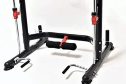 MiM USA Compact Smith Machine and Squat Rack Pro Black and Red