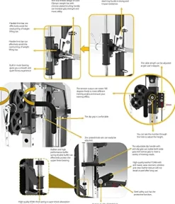 MiM USA Hercules Ex Commercial Smith Machine & Functional Trainer Black