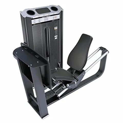 MiM USA Leg Press Hack Squat Machine Black