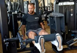 MiM USA Prestige Pro Commercial Dual Leg Extension and Leg Curl Machine Black