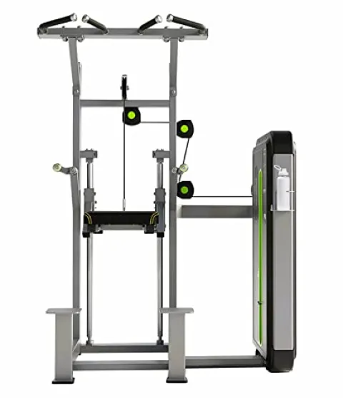 MiM USA Professional Weight Assisted Chin and Dip Machine Pearl