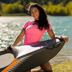 MIOBER Adventure and Fishing Kayaking Inflatable Boat Casual Bags and Kayak Black