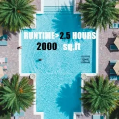 Miuedo Seauto Cordless Robotic Pool Cleaner Grey Black