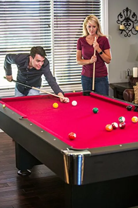 Mizerak Donovan II 8’ Billiard Table Black/Red