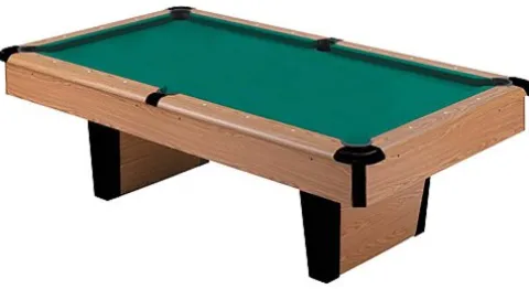 Mizerak Oakwood 8-Foot Slate Billiard Table with Drop Pockets