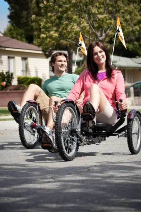 MOBO Cruiser Shift 3-Wheel Recumbent Bicycle Trike Black