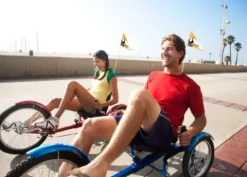 MOBO Triton Pro Adult Recumbent Trike Tangerine