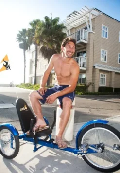 MOBO Triton Pro Adult Recumbent Trike Tangerine