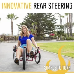 MOBO Triton Pro Recumbent Tricycle Silver