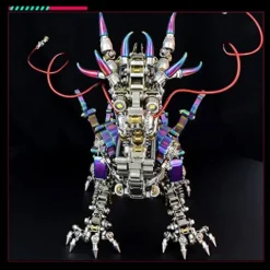 ModelForgeX DIY Mechanical Dragon Model Kit 3D 50cm Metal Punk 2030+ PCS Multicolor