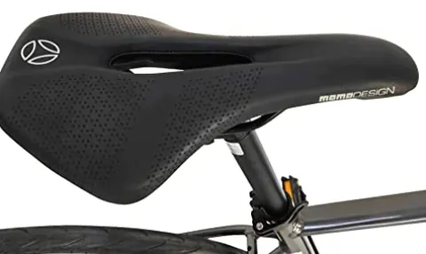 MOMODESIGN Hybrid Bike Shimano 21 Speeds with Disc Brake, 700C Anti-Puncture Wheels Gray