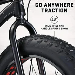 Mongoose Argus Sport Adult Fat Tire Mountain Bike Black