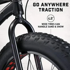 Mongoose Argus Sport Adult Fat Tire Mountain Bike 26-inch Black