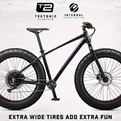 Mongoose Argus Sport Adult Fat Tire Mountain Bike 26-inch Black