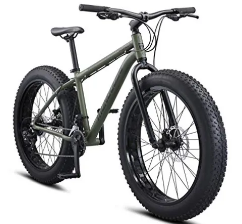 Mongoose Argus Trail Adult Fat Tire Mountain Bike Green