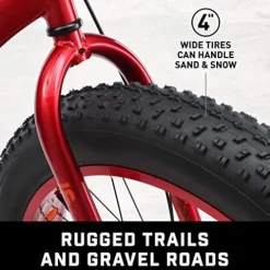 Mongoose Aztec Fat Tire Bike Red