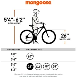 Mongoose Dolomite Fat Tire Mountain Bike 26 Inch Wheels Blue