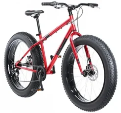 Mongoose Dolomite Fat Tire Mountain Bike Red
