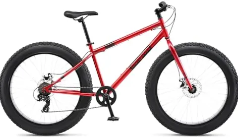 Mongoose Dolomite Fat Tire Mountain Bike Red
