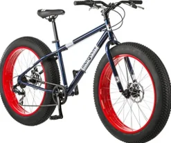 Mongoose Dolomite Mens Fat Tire Mountain Bike Navy Blue