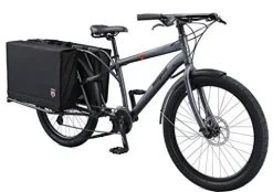 Mongoose Envoy Cargo Bike 26-Inch Grey