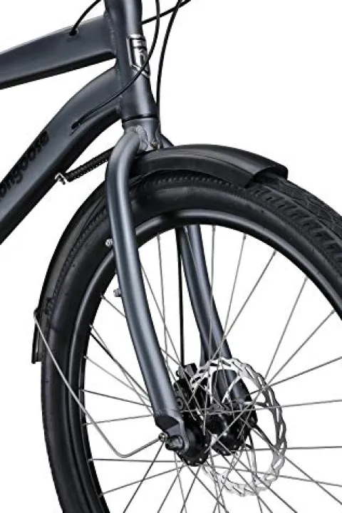 Mongoose Envoy Cargo Bike 26-Inch Grey