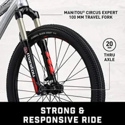 Mongoose Fireball Dirt Jump Mountain Bike 26-Inch Chrome