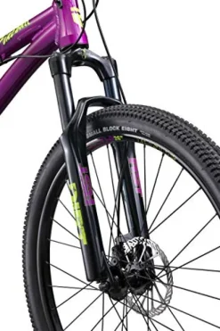 Mongoose Fireball Dirt Jump Mountain Bike 26-Inch Mechanical Disc Brakes Purple